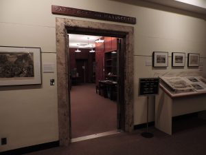 Rare Books and Manuscripts library at Princeton University