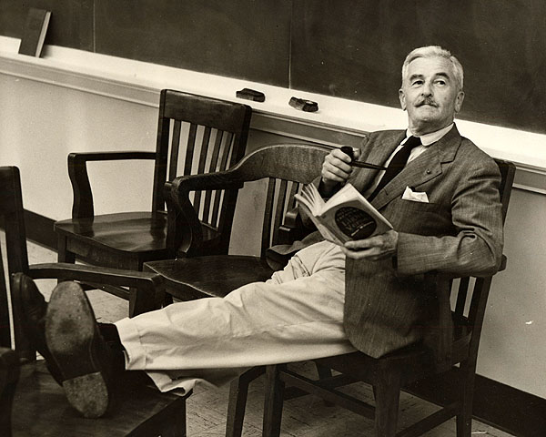 William Faulkner taking a break