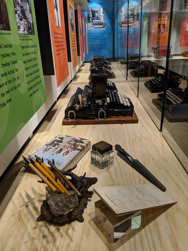 Tools of the Trade exhibit now open at the American Writers Museum