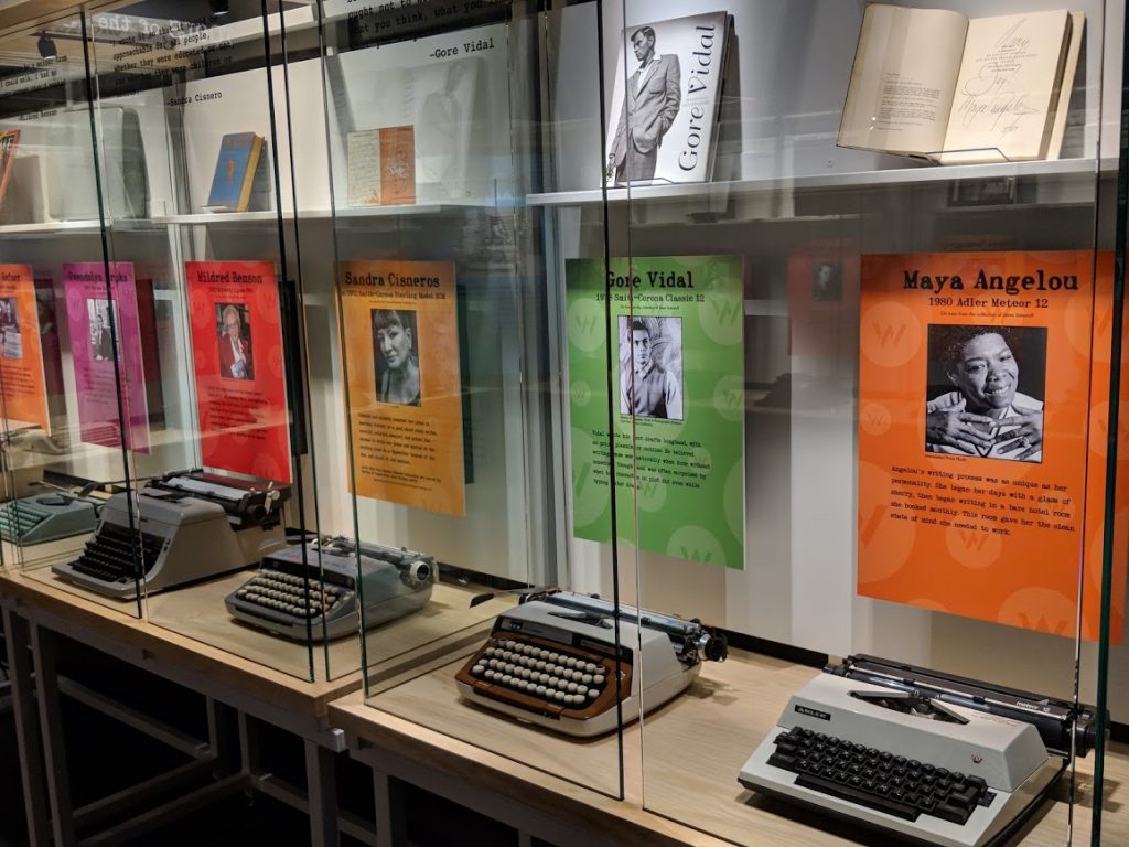 New exhibit on writing practice through the ages, Tools of the Trade now open at the American Writers Museum