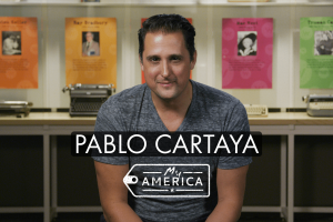 Pablo Cartaya featured in the American Writers Museum's new exhibit My America