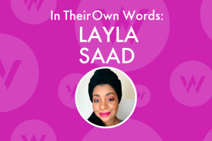 Layla Saad book reading and signing at the American Writers Museum on February 5