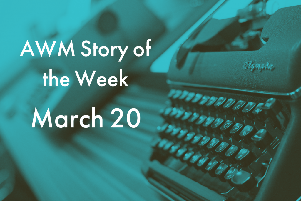American Writers Museum Story of the Week for March 20, 2020