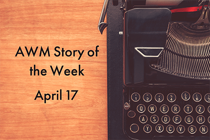 American Writers Museum Story of the Week for April 17, 2020