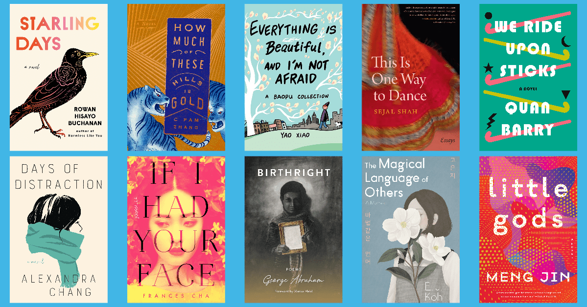 Book covers from Asian American writers