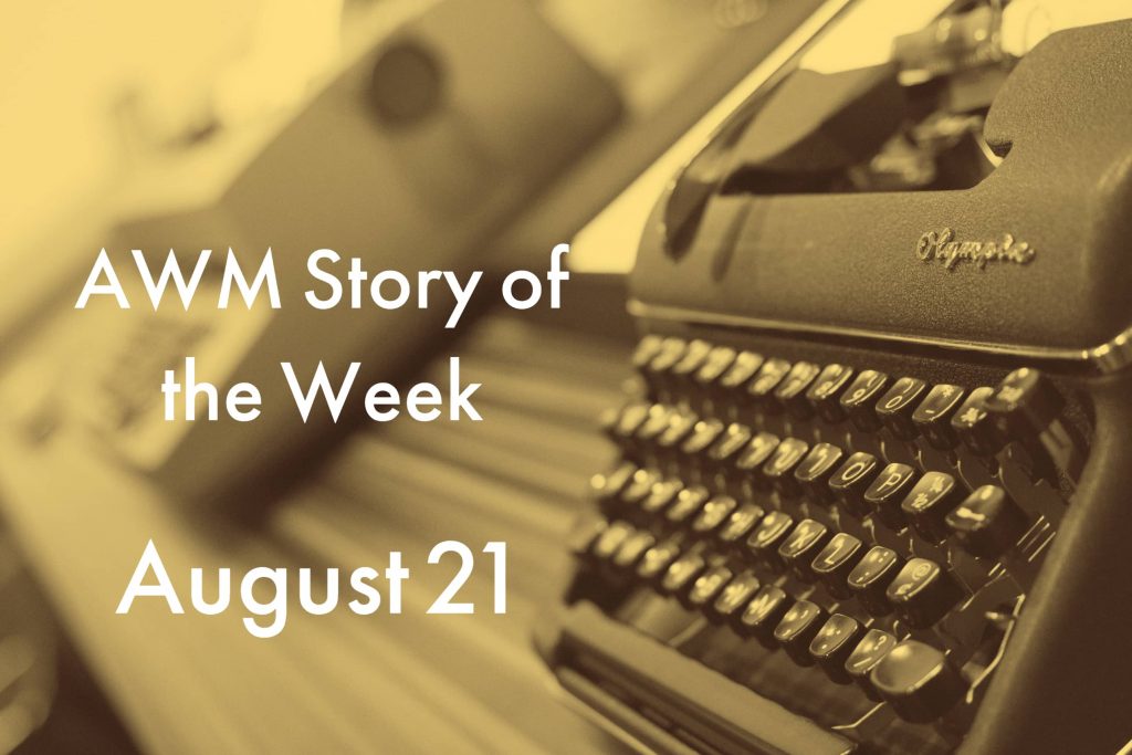 American Writers Museum Story of the Week for August 21, 2020