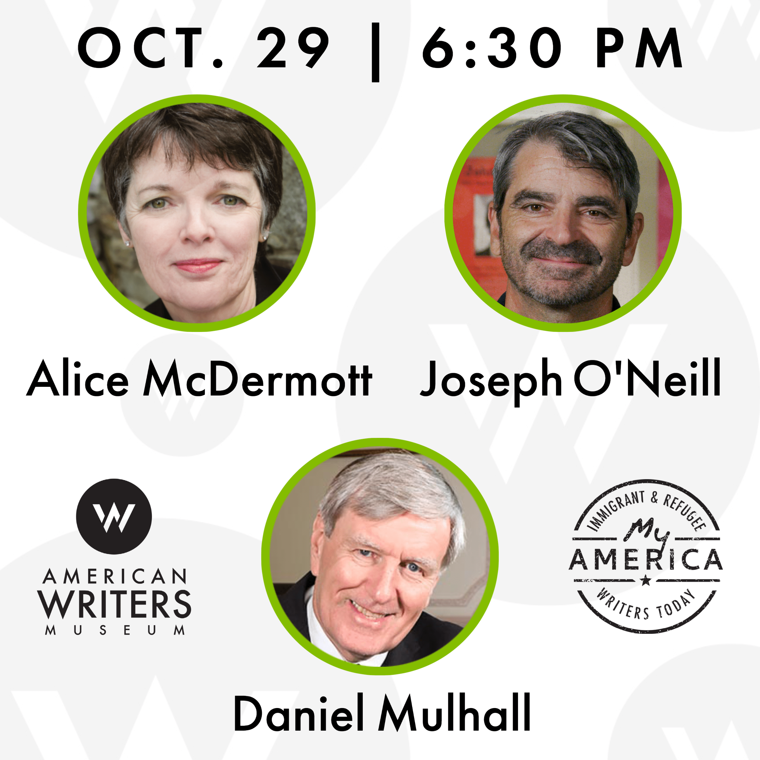 My America: Alice McDermott, Joseph O'Neill & Daniel Mulhall