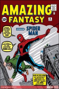 Amazing Fantasy #15 (Published August 10, 1962). Spiderman
