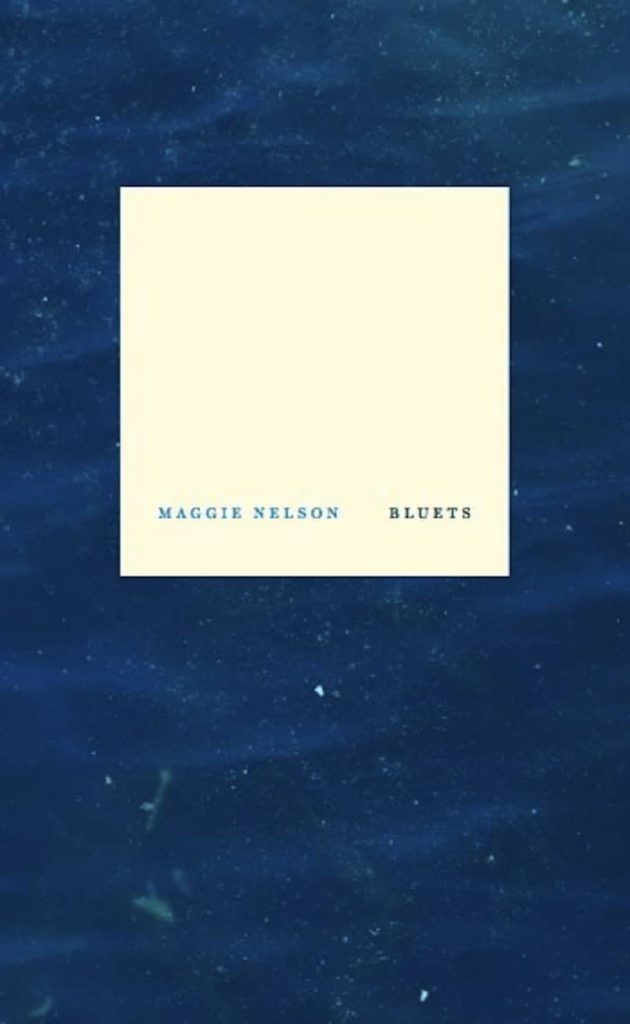 Bluets by Maggie Nelson book cover