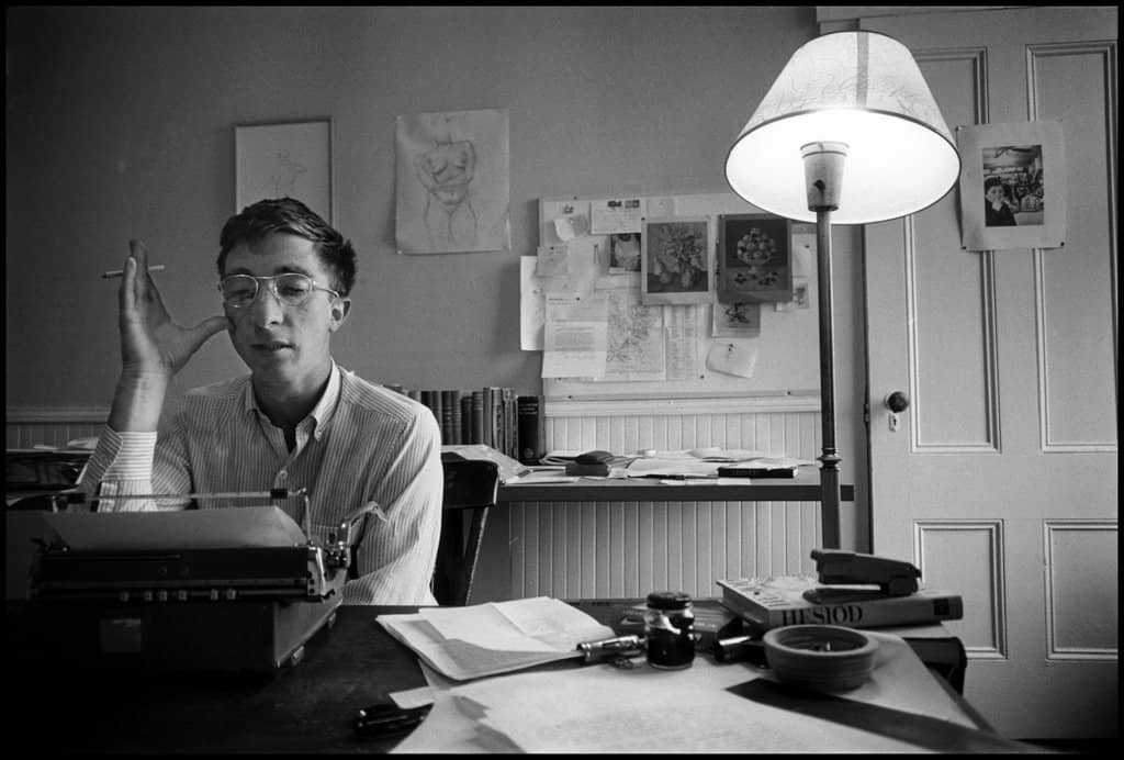 Photo of John Updike in 1962. (Dennis Stock/Magnum Photos)