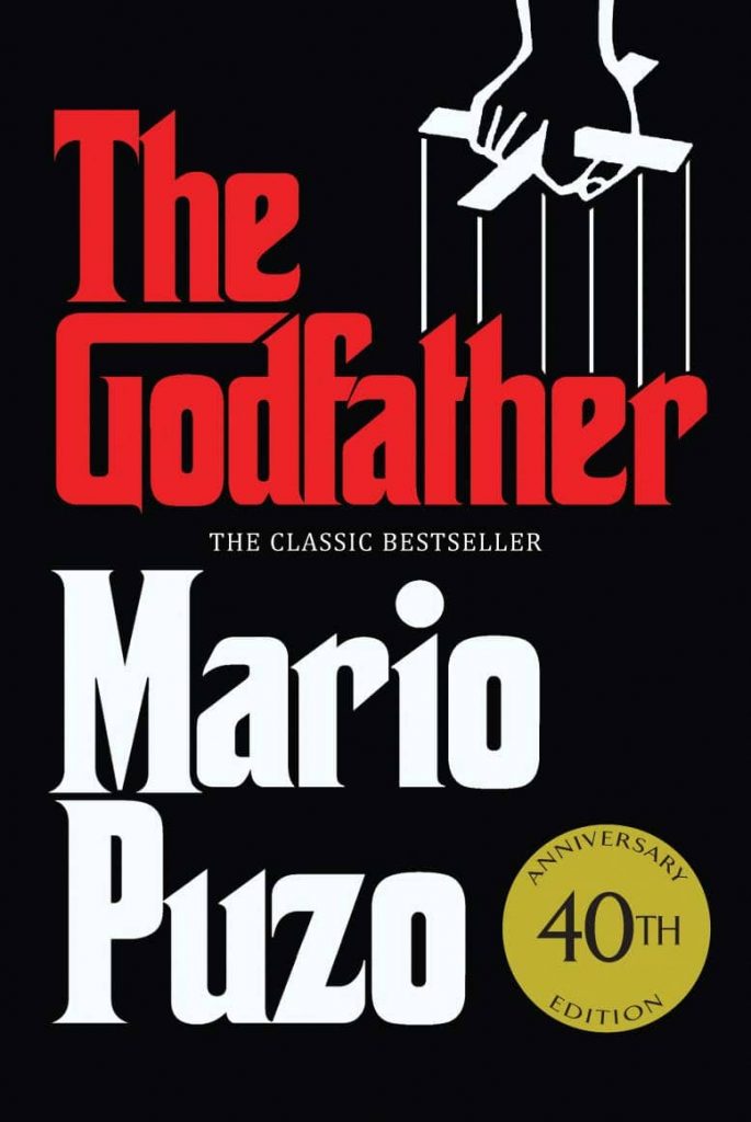 The Godfather by Mario Puzo book cover