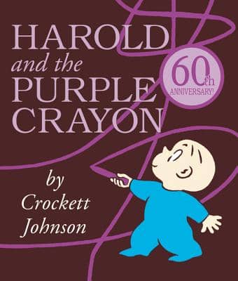 Harold and the Purple Crayon by Crockett Johnson book cover