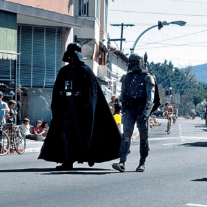 Boba Fett's mysterious first public appearance in a 1978 parade