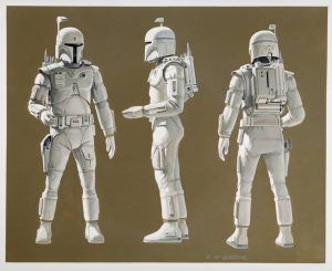 Early design concepts for Boba Fett