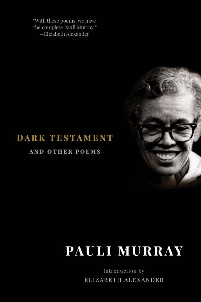 Dark Testament by Pauli Murray book cover