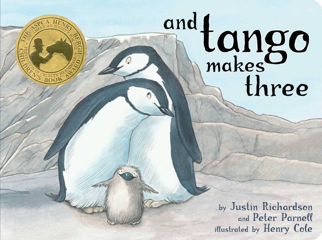 And Tango Makes Three by Justin Richardson and Peter Parnell, illustrated by Henry Cole book cover
