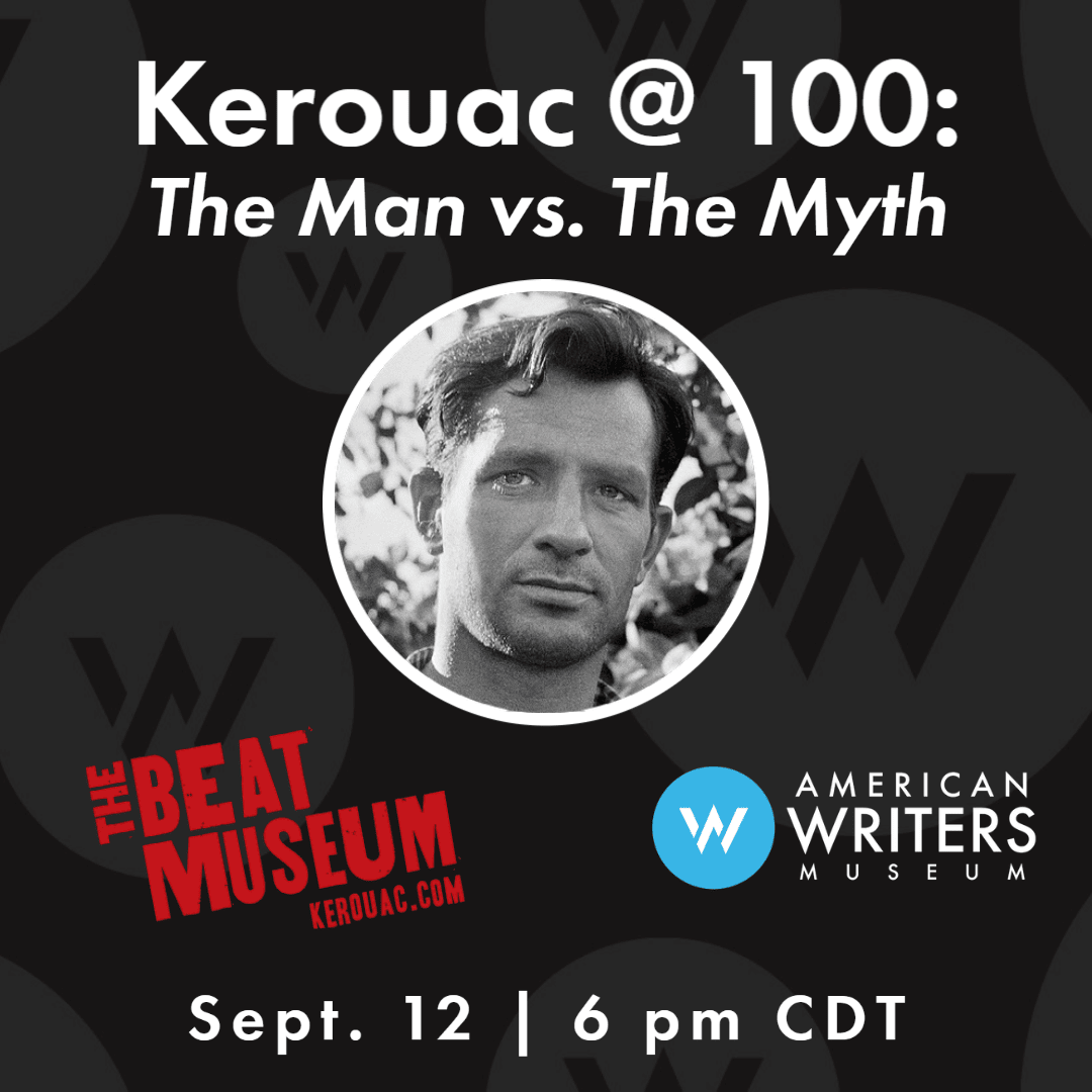 Kerouac @ 100: The Man vs. The Myth event poster